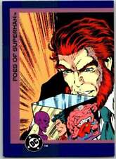 1993 SkyBox DC Comics #34 Foes of Superman - Lex Luthwr, Parasite V36862 picture