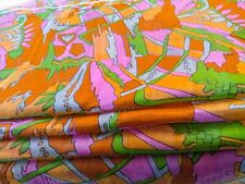 Pure Silk Fabric By The Yard Dress Making Cloth Collage Vintage Material PSF1687 picture