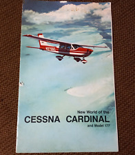 Vintage Cessna Cardinal and Model 177 Sales Brochure picture