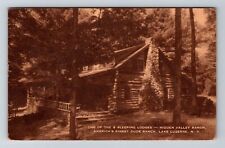 Lake Luzerne NY-New York, Hidden Valley Ranch, c1944 Vintage Souvenir Postcard picture
