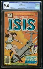 ISIS #1 (1976) CGC 9.4 1st ISSUE OWN TITLE BLACK ADAM D.C. COMICS WHITE PAGES picture