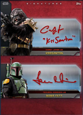 2022 Topps Star Wars Signatures TEMUERA MORRISON & CAREY JONES SIG Digital Card picture