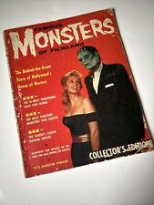 VTG 1958 Famous Monsters of Filmland Mag #1-Interviews-photos-Hollywood Ghouls picture