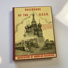 Railroads Of The U.S.S.R. Russia Trains HC Book & Map 1960 Exchange Delegation picture
