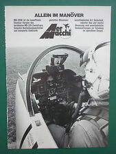 5/1971 PUB AIRPLANE AERMACCHI MB-326K COCKPIT PILOT ARMY ORIGINAL GERMAN AD picture