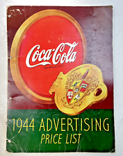 Vintage 1944 Coca-Cola Advertising Price List picture