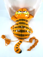 VTG 1980's Tyco Garfield Wall Mount/Table Top Push Button Landline Phone #1209 picture