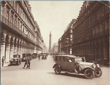 Paris, rue Castiglione and Place Vendôme, vintage print, 1924 vintage print t picture