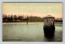 Harrisburg PA-Pennsylvania, Reservoir Park, Antique, Vintage Souvenir Postcard picture