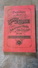 Proceedings Of The Grand Lodge Of The Independent Order Of Odd Fellows 1921 picture