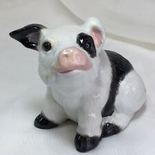 Pig Piglet Hog Figurine , Vintage Porcelain ❤️ picture