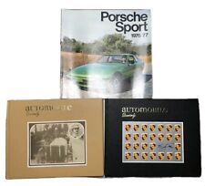 PORSCHE SPORT YEAR BOOK by JOE RUSZ 1976/77 & 2 Automobile Quarterly Vol 9&14 EC picture