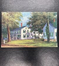 Hillsboro,NH Home of Franklin Pierce Tuck Hillsborough County Oilette Postcard picture