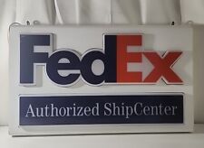 FedEx Lighted Sign 28 × 17 × 14 picture
