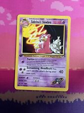 Pokemon Card Sabrina's Slowbro Gym Heroes 1st Edition Uncommon 60/132 Near Mint picture