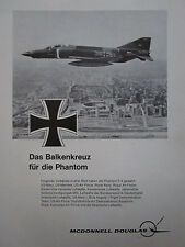 5/1971 PUB MCDONNELL DOUGLAS F-4 PHANTOM AIR FORCE BEAM CROSS GERMAN AD picture