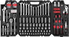 248 Pieces Mechanics Tool Set, General Purpose Mixed Sockets and Wrenches picture