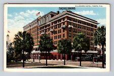 Tampa FL-Florida, Hillsboro Hotel Advertising, Antique, Vintage c1919 Postcard picture