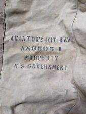 US Air Force WWII AVIATOR'S KIT BAG AN6505-1 GEAR DUFFLE Great Condition picture