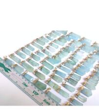 300 pieces Aquamarin pandants Crystal From skardu Pakistan Price 5$ per pandant  picture