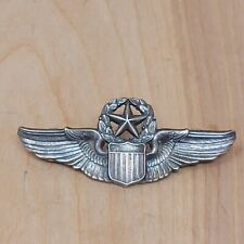 ORIGINAL WWII USAAF 3” COMMAND PILOT WINGS, JOSTEN STERLING, CB picture