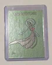Gardevoir Platinum Plated Limited Edition Artist Signed Pokemon Trading Card 1/1 picture