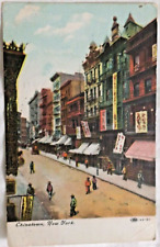 Vintage 1910 Postcard: Chinatown, New York  picture