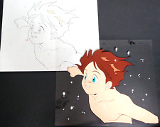 Orig Japanese Anime Cel + Genga FLOATING CHILD #397 ~ RAY ROHR Art picture