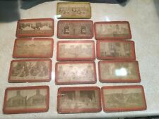 13 RARE 1800’s AFRICAN AMERICAN WOMAN & KID SPANISH SLAVE MARKET STEREOVIEW Card picture