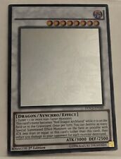 YUGIOH SCARLIGHT RED DRAGON ARCHFIEND GHOST RARE 1ST EDITION DOCS-EN046 picture