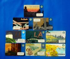 STARBUCKS Los Angeles California Card Set NEW First in Series LA 2011-2019 Gift picture