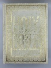 Holy Bible New American Catholic Bible Royal 1970 - White and Gold  picture