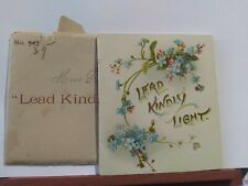Lead kindly Light. Newman. Raphael tuck & sons 1893 booklet (G18) picture