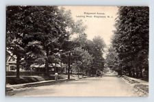 1908. RIDGEWOOD, NJ. RIDGEWOOD AVE. LOOKING WEST. POSTCARD. SM20 picture