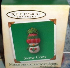 Snow Cozy`2004`This Bundled Up Snowman Is In The Series,Hallmark Ornament-V NICE picture