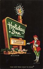 Tampa FL Florida, Holiday Inn, Great Sign, Advertising, Vintage Postcard picture