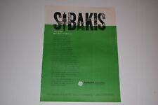 Vintage 1962 Varian Associates. SIBAKIS. Print Ad. picture