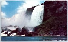 Postcard - A Close-Up Of The Beautiful Bridal Veil At Niagara Falls, New York picture