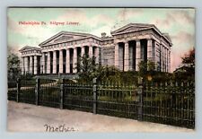 Philadelphia PA-Pennsylvania, Ridgway Library, c1909 Vintage Postcard picture