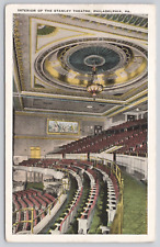 Postcard interior of Stanley theater, Philadelphia, Pennsylvania picture