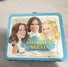 1978 Aladdin Charlie's Angels Vintage Metal Lunchbox with Thermos. Pre-owned  picture