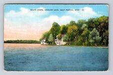 Pontiac MI-Michigan, South Shore Orchard Lake, Antique Vintage Souvenir Postcard picture