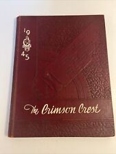 The Crimson Crest 1945 Year Book Crestview High School, Florida  picture