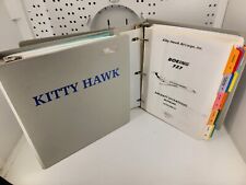 Boeing 727 Operations Manual Volume I & II + Kitty Hawk Binders picture