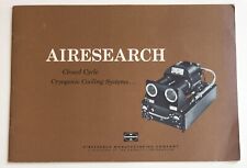 Vintage AIRESEARCH GARRETT Cryogenic Cooling Systems Los Angeles LITHO 1966 USA picture