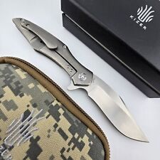 Kizer Trifecta Dragon Folding Knife Engraved Titanium Handle S35VN Ki5462A2 picture