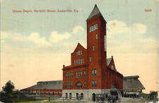 1918 Louisville,KY Union Depot,Seventh Street Jefferson County Kentucky Postcard picture