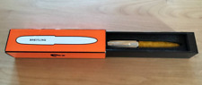 BREITLING Novelty Paprika Yellow/Silver Cap type Ballpoint Pen wz/Magic box Rare picture