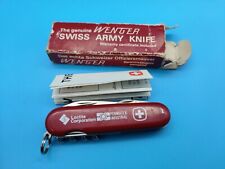 VINTAGE NOS Wenger Swiss Army Knife Red Commander New in Box picture