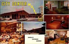 1960'S. CITY CENTER MOTEL. EUREKA, CALIF. POSTCARD. SS27 picture